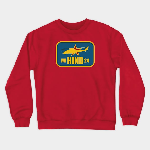 MI-24 Hind Crewneck Sweatshirt by Tailgunnerstudios